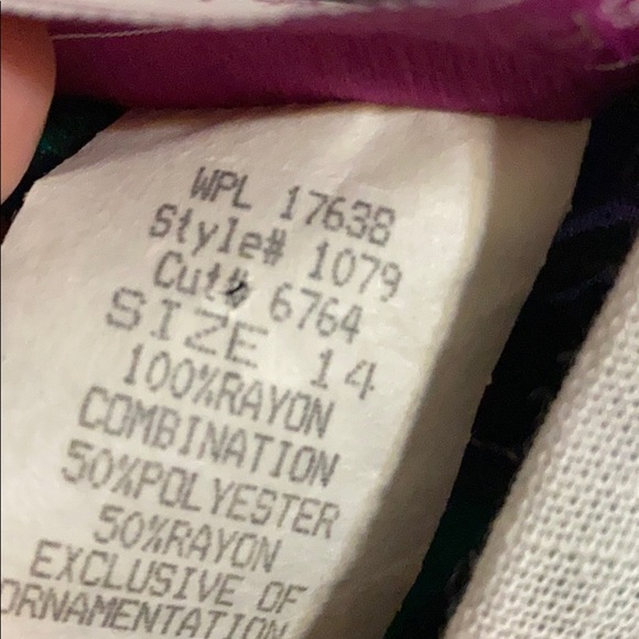 Vintage 90’s Floral Dress Sz 14 - Picture 4 of 5